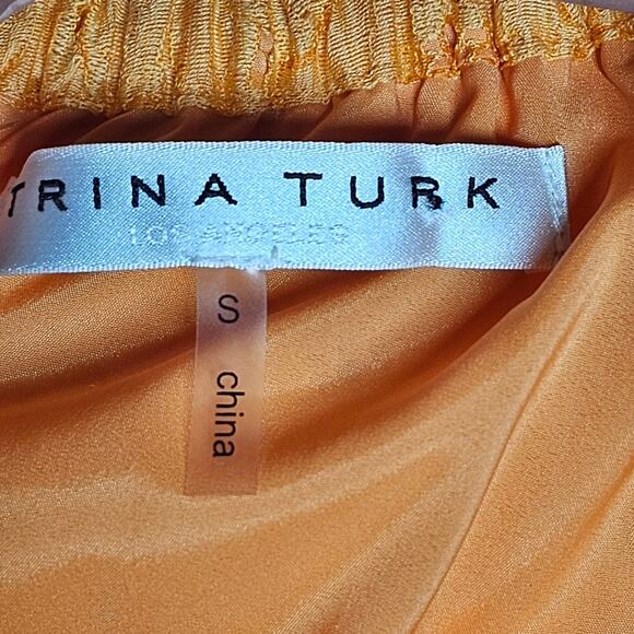 Trina Turk Margery Off-the-Shoulder Eyelet Midi Dress Size S - Picture 11 of 15